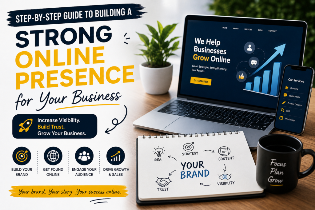 Step-by-Step Guide to Building a Strong Online Presence for Your Business
