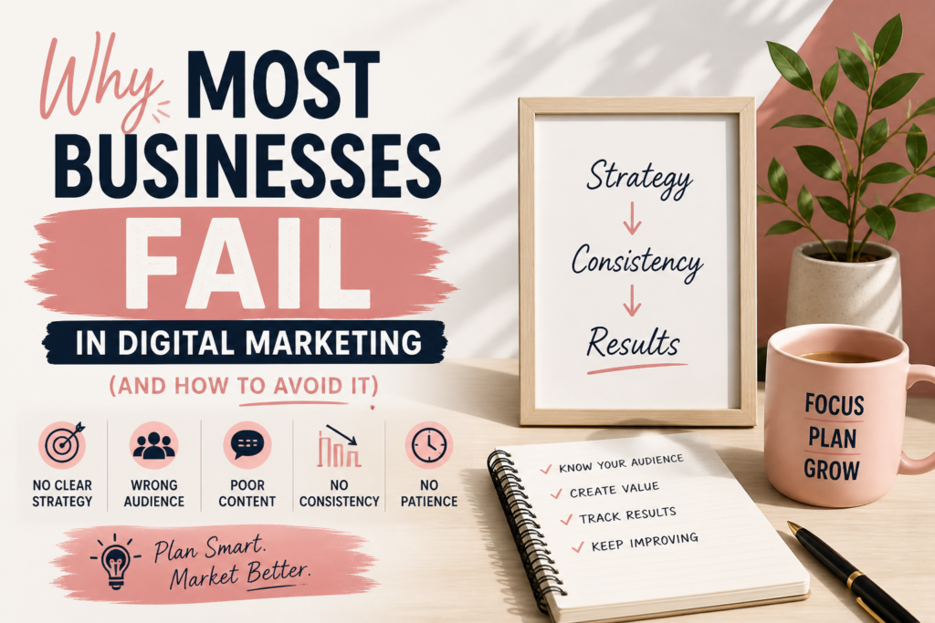 Why Most Businesses Fail in Digital Marketing