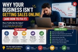 Why Your Business Isn’t Getting Sales Online (And How to Fix It)